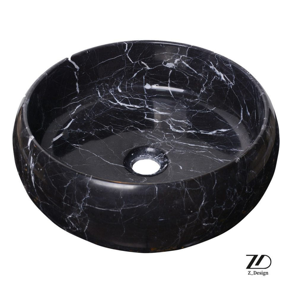 najaf-abad1 کاسه روشویی سنگی مشکی نجف آباد - Image 1