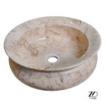 کاسه روشویی گلدانی پرطاووسی