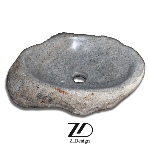 روشویی سنگی رودخانه ای کد 17