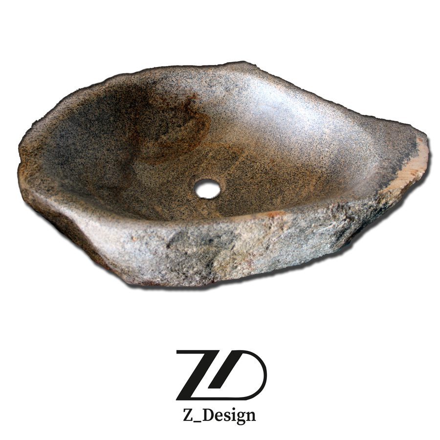 Untitled-7 روشویی سنگی رودخانه ای کد 31 - Image 1