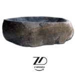 روشویی سنگی رودخانه ای کد 56 - Image 2