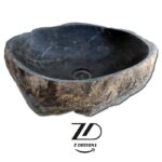 روشویی سنگی رودخانه ای کد 53