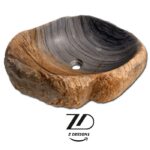 روشویی سنگی رودخانه ای کد43