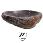 کاسه روشویی سنگی رودخانه ای کد38 - Image 2