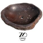 کاسه روشویی سنگی رودخانه ای کد38