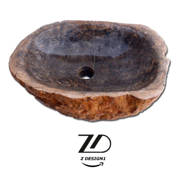 روشویی سنگی رودخانه ای کد 59