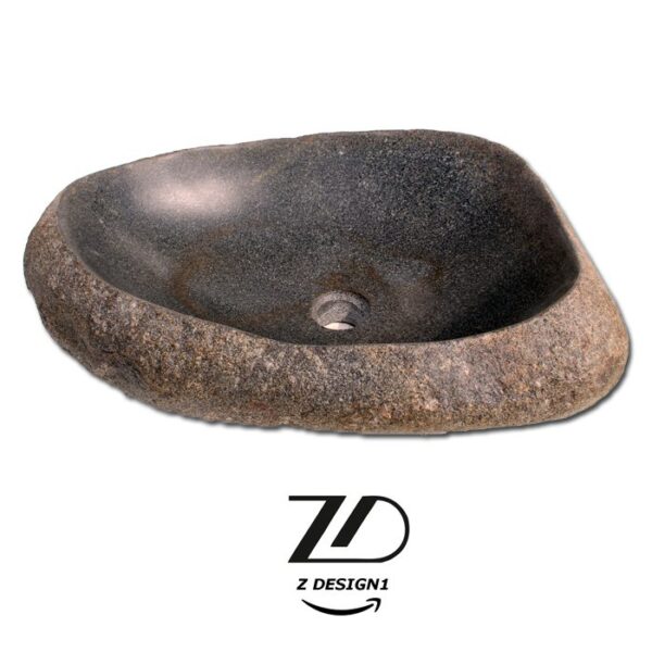 روشویی سنگی رودخانه ای کد35