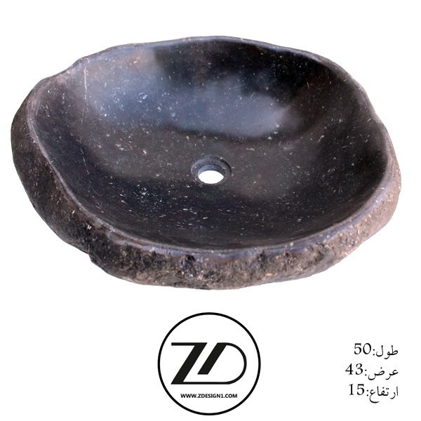 روشویی سنگی رودخانه ای کد 75