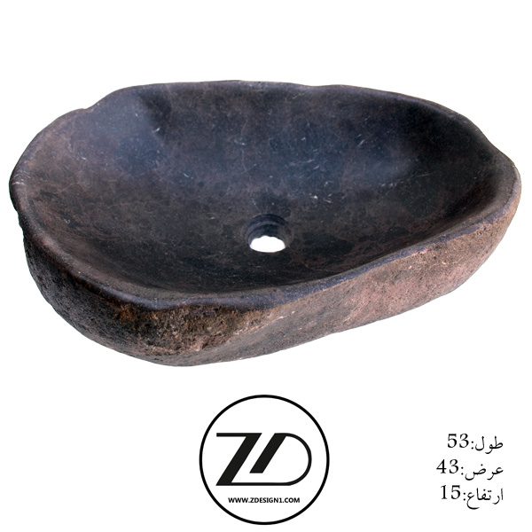 روشویی سنگی رودخانه ای کد 73