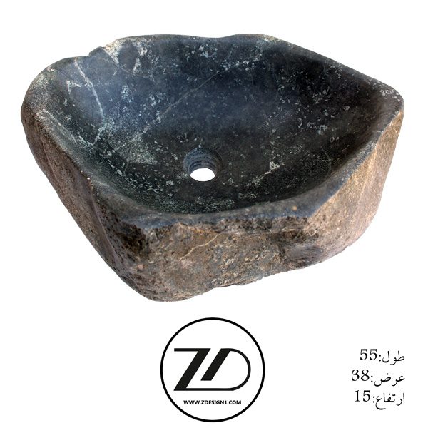 روشویی سنگی رودخانه ای کد 78