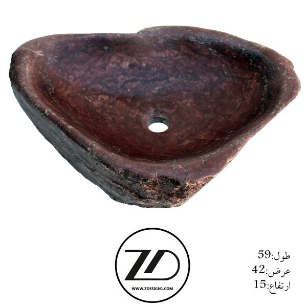 روشویی سنگی رودخانه ای کد 66