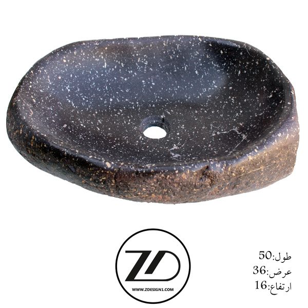روشویی سنگی رودخانه ای کد 65