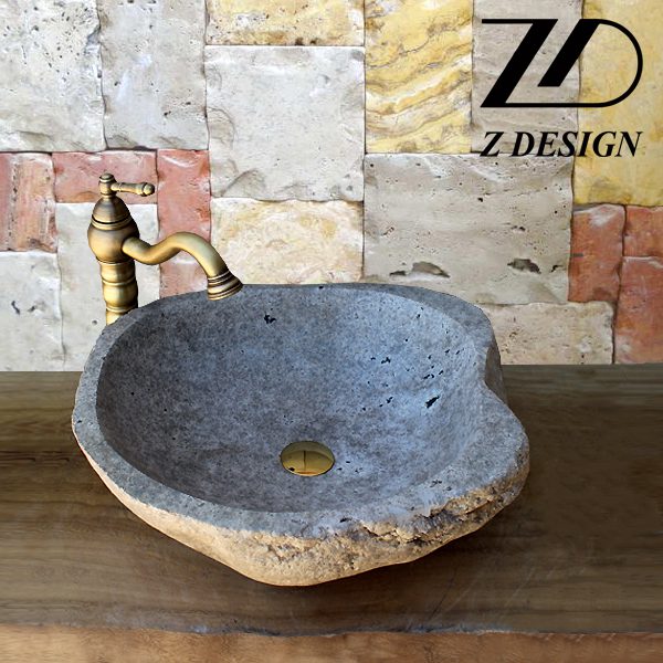 روشویی سنگی رودخانه ای کد 09