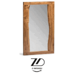 آینه قدی با قاب چوبی روستیک