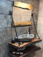 روشویی چوبی 2 طبقه آمازون - Image 2