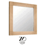 آینه نواری با قاب چوب