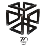 پایه میز فلزی جلو مبلی ماهورا