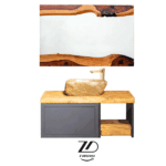 روشویی چوبی مدل کایزن