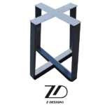 پایه میز فلزی گلاریس