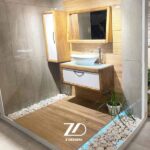 روشویی چوبی مدل برلیان