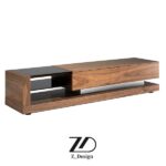 میز تلویزیون چوبی جدید فلورا - Image 2