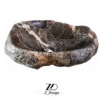 روشویی سنگی رودخانه ای