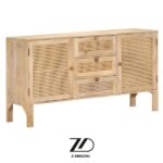 کنسول با حصیر بامبو