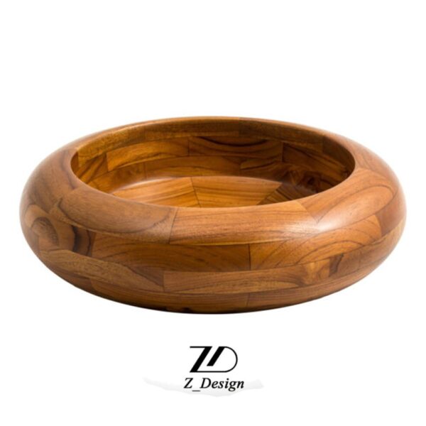 کاسه روشویی چوبی