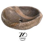 روشویی سنگی رودخانه ای - Image 13