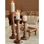 جا شمعی بلند سه تایی