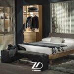 تخت خواب چوب روس