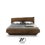 تخت خواب چوب گردو