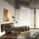 تخت خواب معلق چوب گردو