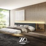 تخت خواب معلق چوب گردو کد TG12/180 - Image 3