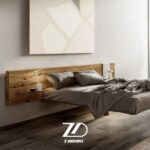 تخت خواب دو نفره معلق