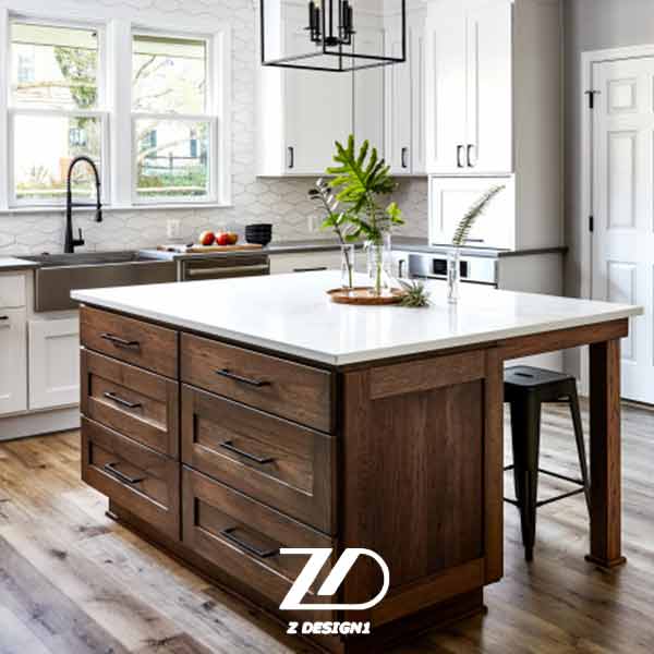 کابینت روکش چوب روستیک