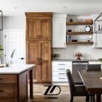 کابینت روکش چوب روستیک