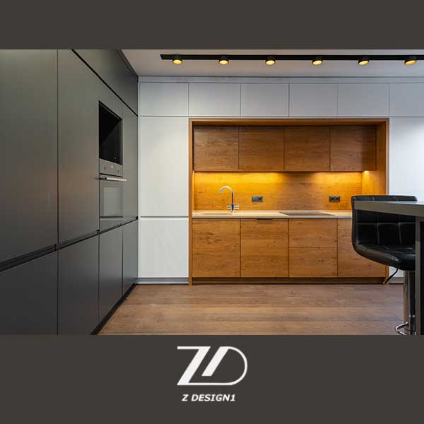 کابینت روکش چوب