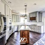 کابینت روکش چوب مدرن