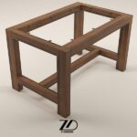 پایه میز چوبی شیک کد WGRS/13-160 - Image 2