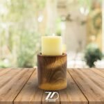 جا شمعی دست ساز مدل شقایق