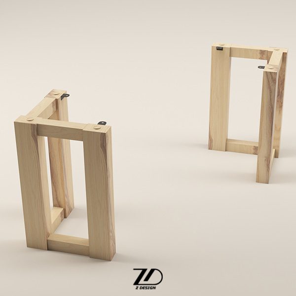 پایه میز چوبی مدل ارغوان