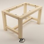 پایه میز چوبی شیک کد WGRS/13-160 - Image 3