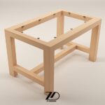 پایه میز چوبی شیک