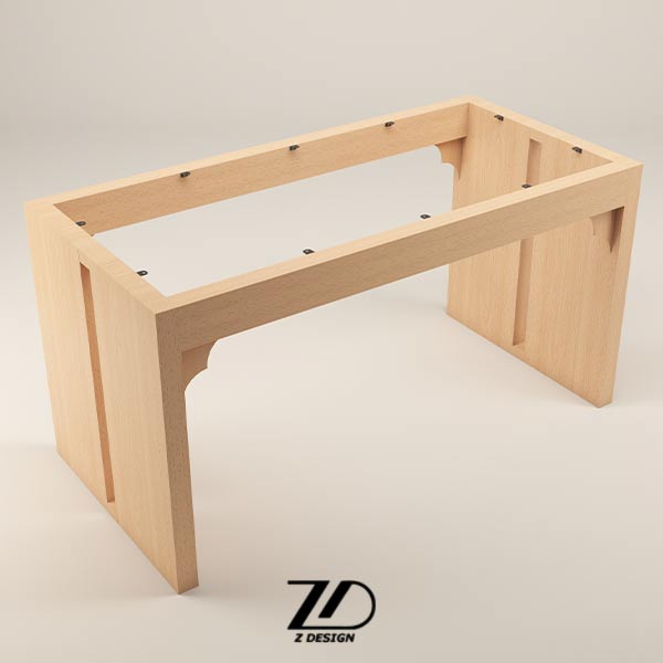 پایه میز چوبی مدرن