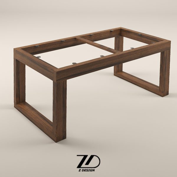 پایه میز چوبی