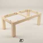 پایه میز چوبی مدل سوفیا