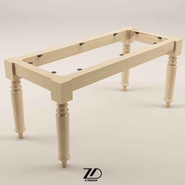 پایه میز چوبی مدل پردیس