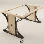 پایه میز چوبی آرشیدا