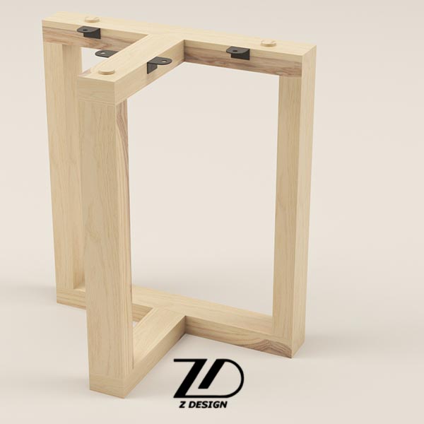 پایه میز سه ضلعی